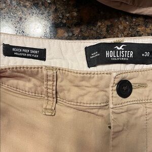 Hollister Tan Beach Prep Shorts